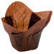 Hoffmaster 611114 2 inch x 2 3/4 inch Chocolate Brown Lotus Baking Cups - 250/Pack