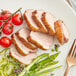 a close up of food