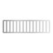 A white metal railing with many small bars.