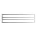 A white metal bar with four parallel bars.