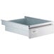 A Steelton metal drawer with a stainless steel front.
