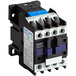 An Avantco 177PEMB94CON black and white three pole contactor.