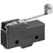 A black switch for a Backyard Pro Butcher Series meat saw with a metal lever.