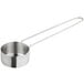 An American Metalcraft stainless steel measuring cup with a wire handle.