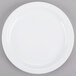 A white Carlisle Kingline sandwich plate with a white rim.