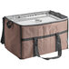 A brown Choice large insulated cooler bag with a handle.
