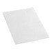 A rectangular white wicking pad with two cutouts, designed for use in BHAC and WHAC open air merchandisers.