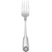 A Oneida Classic Shell stainless steel salad/dessert fork with a silver handle.