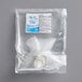 A plastic bag of Noble Chemical Novo Pro Series foaming hand sanitizer refill with a pump.