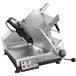 A Bizerba heavy-duty automatic meat slicer with a metal blade.