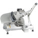 A Hobart meat slicer with a metal blade.