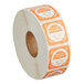 A roll of dissolvable day of the week clock labels marked for Saturday.