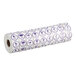 A roll of white paper with purple Point Plus Egg Allergen labels.