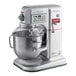 A silver Estella countertop mixer with a glass bowl on top.