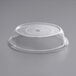A clear plastic Choice plate cover over a plate.