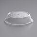 A clear plastic Choice plate cover on a table.