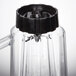 A Hamilton Beach polycarbonate blender jar with a black lid.