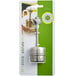 A package containing a Fox Run stainless steel tea infuser with a silver lid.