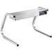 A stainless steel ServIt strip warmer with silver controls on a table.