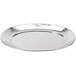 An American Metalcraft stainless steel oval tray with a hammered texture.