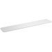 A white rectangular polyethylene cutting board insert.