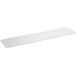 A white rectangular Regency Polyethylene cutting board insert.