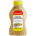 A bottle of Zatarain's creole mustard with a yellow cap and label.
