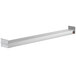 A long rectangular stainless steel Nemco strip warmer with a button.