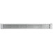 A white metal Nemco 60" infrared strip warmer with a black line.