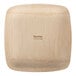 A Bambu square bamboo plate.