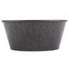 A black polyethylene ramekin.