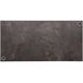 A rectangular grey metal BFM Seating table top with wireless chargers.