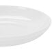A close up of a CAC Super Bright White porcelain bowl.