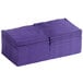 A stack of purple Choice 2-ply beverage napkins.