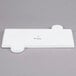 An American Metalcraft white porcelain tray with built-in sauce cups.