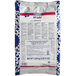 A white and blue bag of Fabbri Lemon Soft Serve Mix with blue and white text on it.