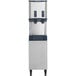 A Scotsman Meridian ice and water dispenser with two water dispensers on top.