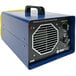 An OdorStop OS3500 Ozone Generator with a blue and yellow machine.