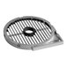 AvaMix 3/8" French fry grid, a circular metal object with a hole in the center.