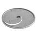 AvaMix 5/32" curved slicing plate for food processors.