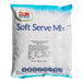 A white bag of DOLE SOFT SERVE Mango Soft Serve Mix with blue text.