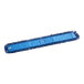 A blue Lavex microfiber dust mop pad with fringed pockets.