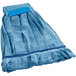A blue Lavex microfiber tube mop with a blue stripe.