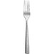 A Sola stainless steel table fork with a textured silver handle.