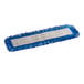 A Lavex 24" microfiber dust mop pad with blue fringes.
