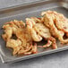 a tray of fried food