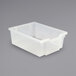 A Tot Mate translucent plastic bin with a lid.