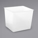 a white square container with a square top
