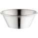 An American Metalcraft stainless steel round sauce cup.