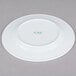 A CAC Golden Royal bright white porcelain plate.